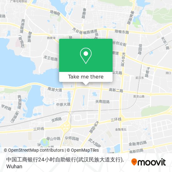 中国工商银行24小时自助银行(武汉民族大道支行) map