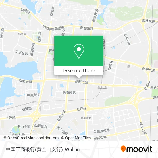 中国工商银行(黄金山支行) map