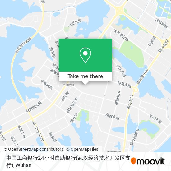 中国工商银行24小时自助银行(武汉经济技术开发区支行) map