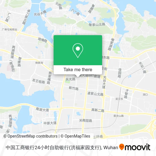 中国工商银行24小时自助银行(洪福家园支行) map