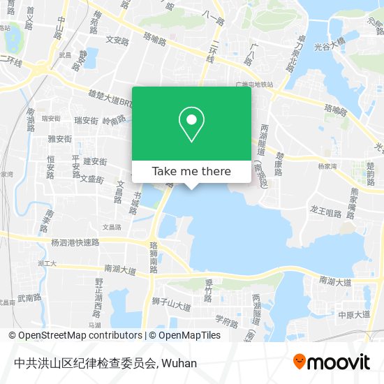中共洪山区纪律检查委员会 map
