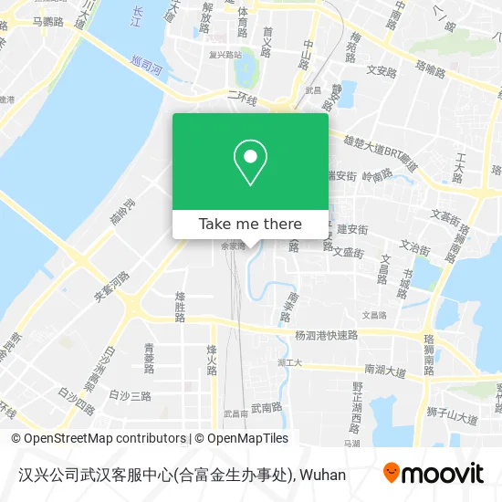 汉兴公司武汉客服中心(合富金生办事处) map