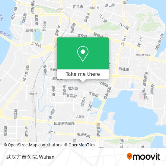 武汉方泰医院 map