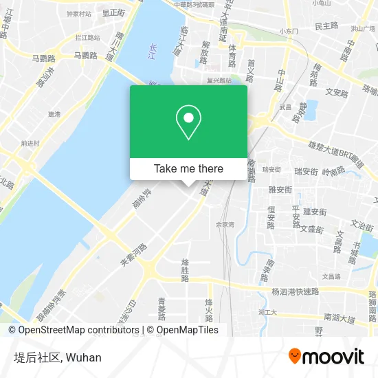 堤后社区 map