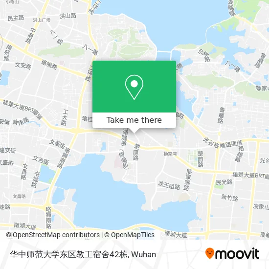 华中师范大学东区教工宿舍42栋 map