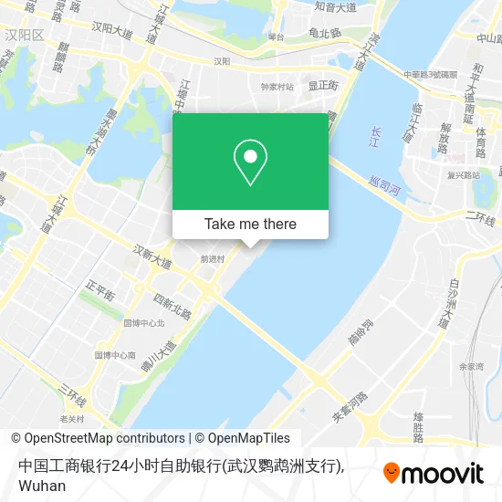中国工商银行24小时自助银行(武汉鹦鹉洲支行) map