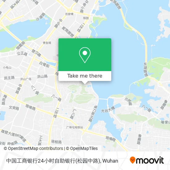 中国工商银行24小时自助银行(松园中路) map