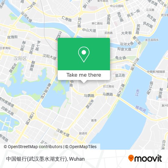 中国银行(武汉墨水湖支行) map