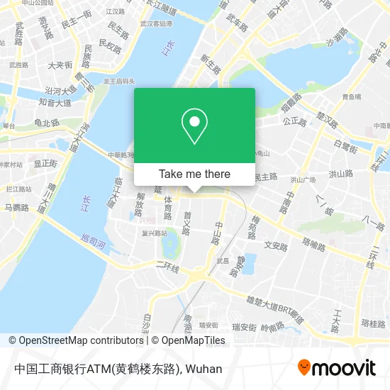 中国工商银行ATM(黄鹤楼东路) map