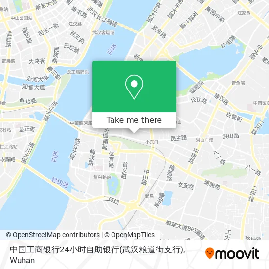 中国工商银行24小时自助银行(武汉粮道街支行) map