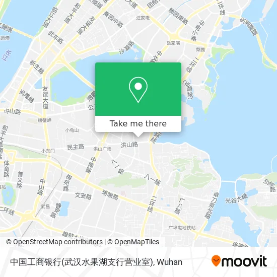 中国工商银行(武汉水果湖支行营业室) map
