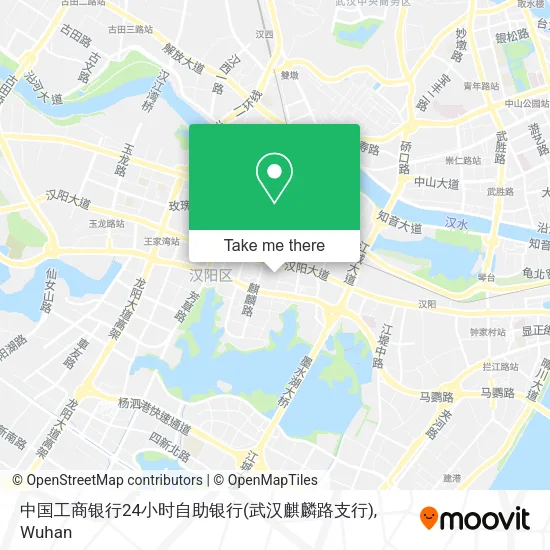 中国工商银行24小时自助银行(武汉麒麟路支行) map