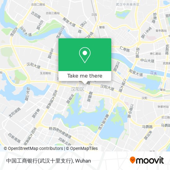 中国工商银行(武汉十里支行) map