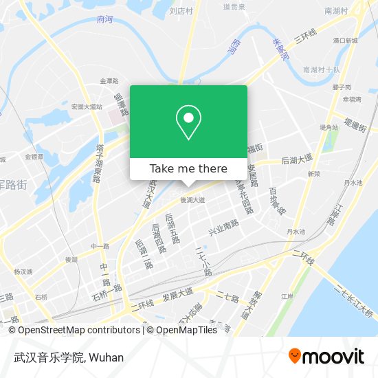 武汉音乐学院 map