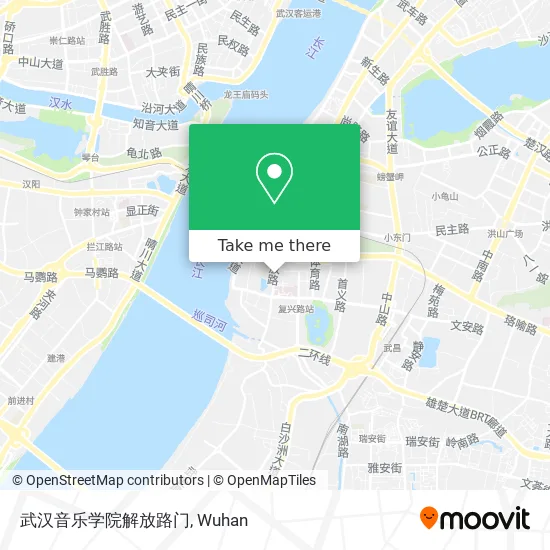 武汉音乐学院解放路门 map