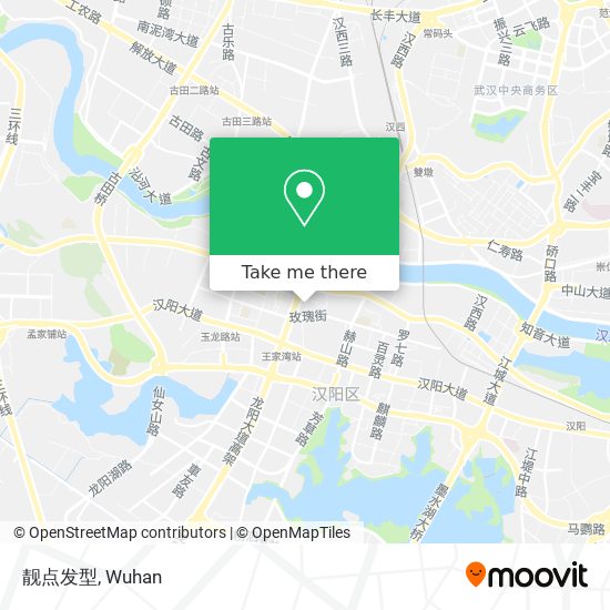 靓点发型 map