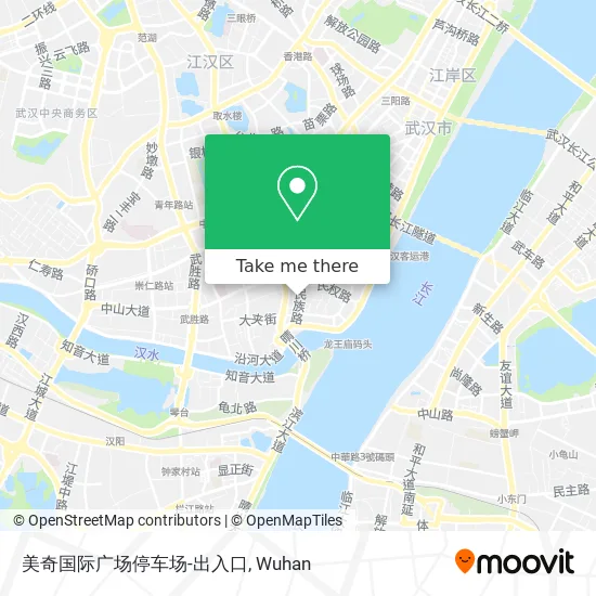美奇国际广场停车场-出入口 map