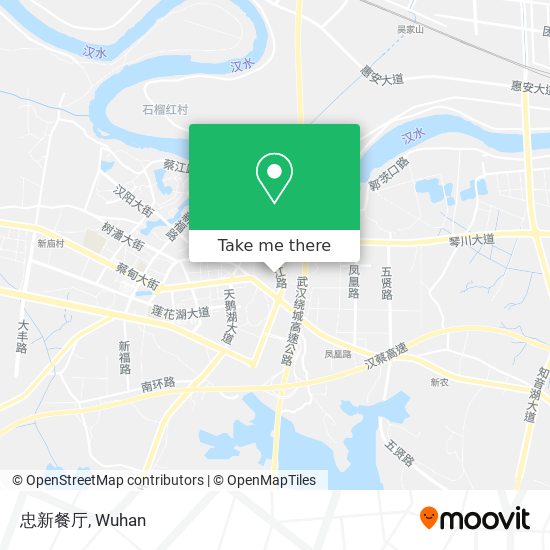 忠新餐厅 map