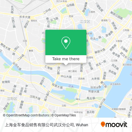 上海金车食品销售有限公司武汉分公司 map