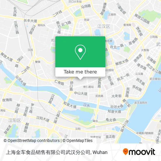 上海金车食品销售有限公司武汉分公司 map