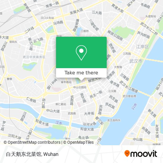 白天鹅东北菜馆 map