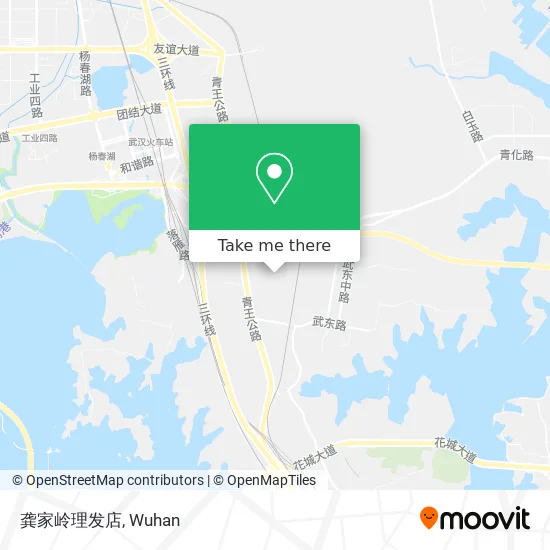 龚家岭理发店 map