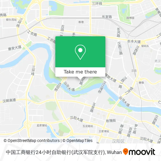 中国工商银行24小时自助银行(武汉军院支行) map