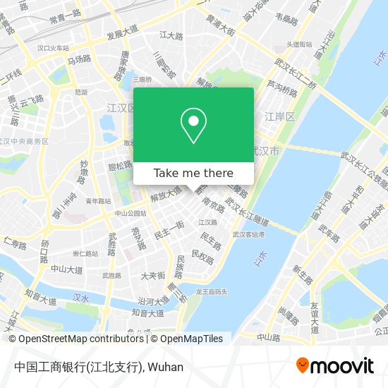 中国工商银行(江北支行) map