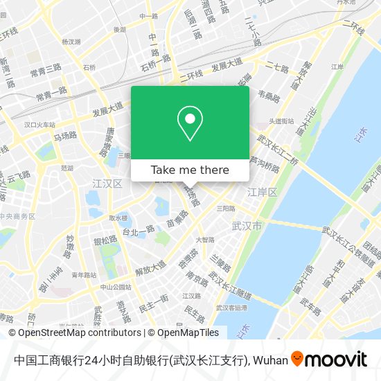 中国工商银行24小时自助银行(武汉长江支行) map