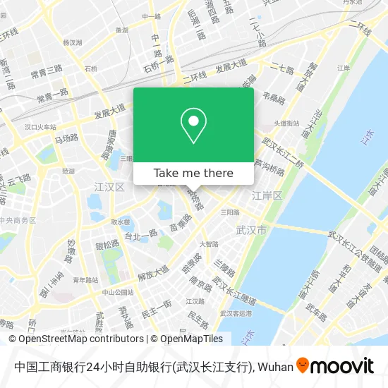 中国工商银行24小时自助银行(武汉长江支行) map