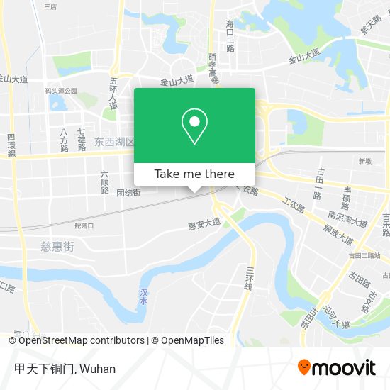 甲天下铜门 map