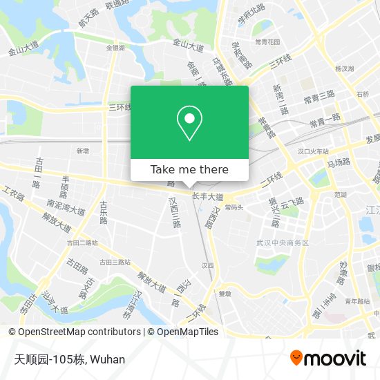 天顺园-105栋 map