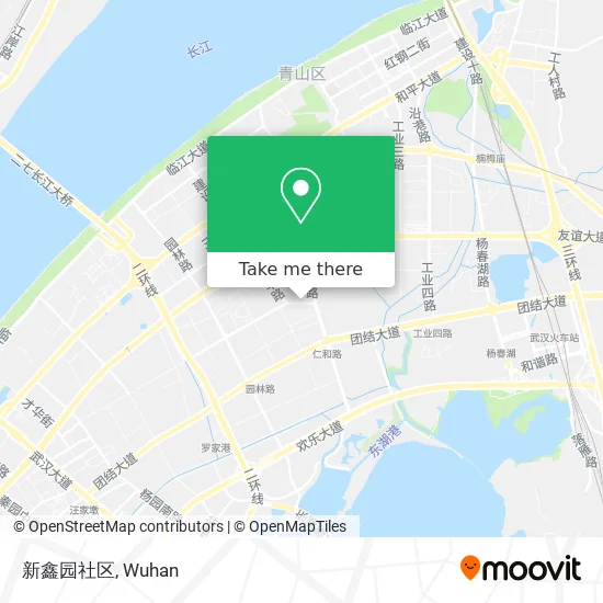 新鑫园社区 map