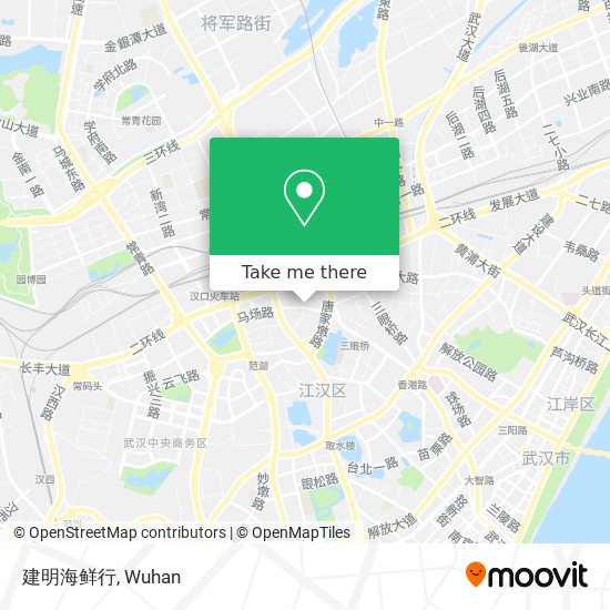 建明海鲜行 map