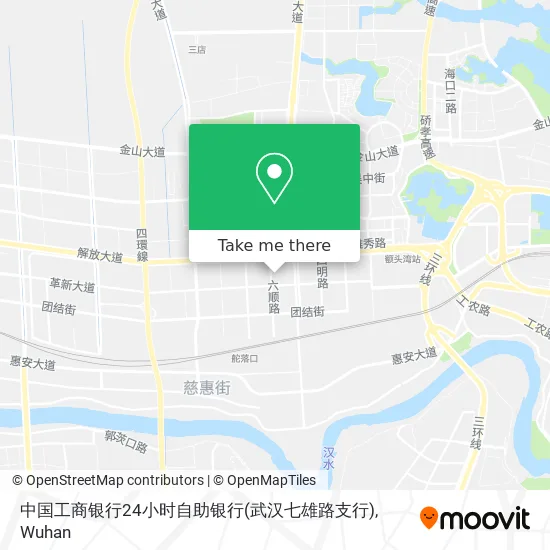 中国工商银行24小时自助银行(武汉七雄路支行) map