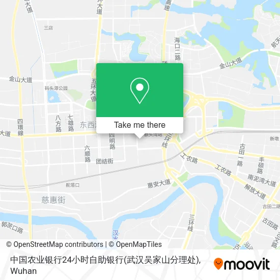 中国农业银行24小时自助银行(武汉吴家山分理处) map