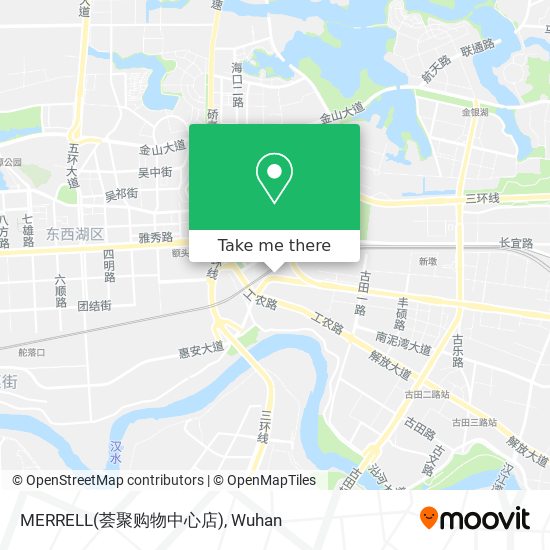 MERRELL(荟聚购物中心店) map