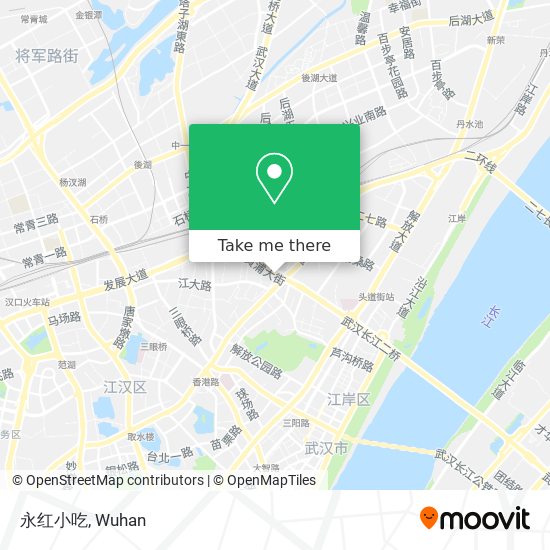 永红小吃 map