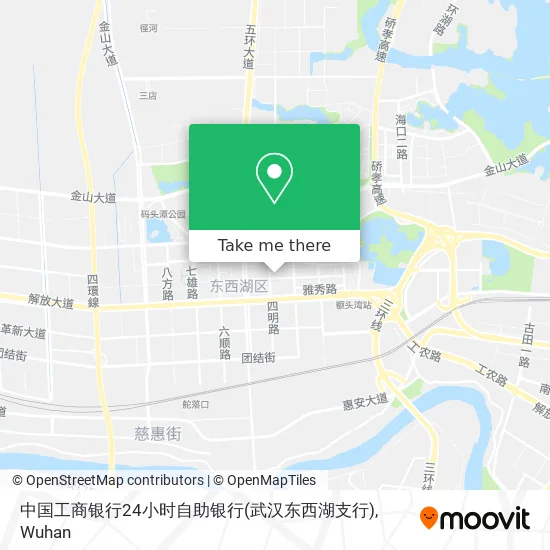 中国工商银行24小时自助银行(武汉东西湖支行) map
