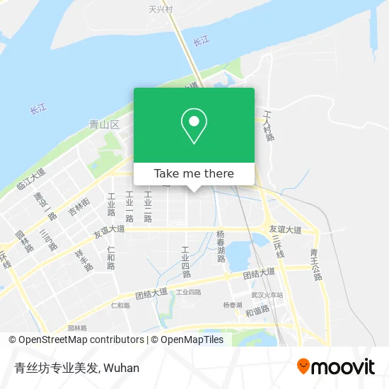青丝坊专业美发 map