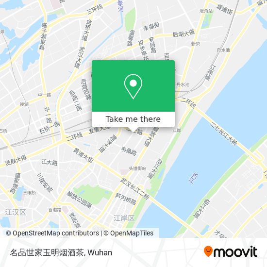 名品世家玉明烟酒茶 map