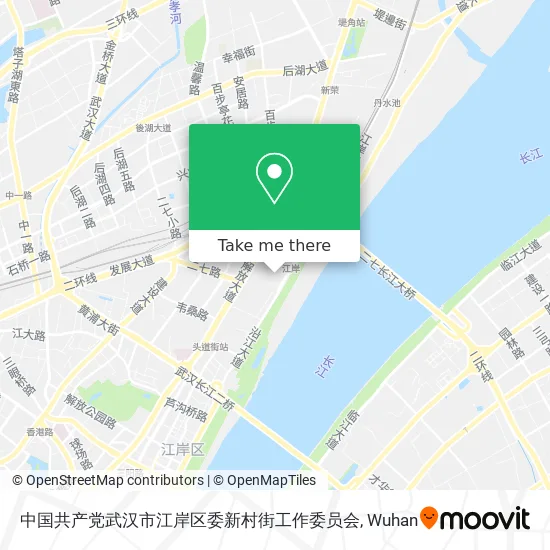 中国共产党武汉市江岸区委新村街工作委员会 map