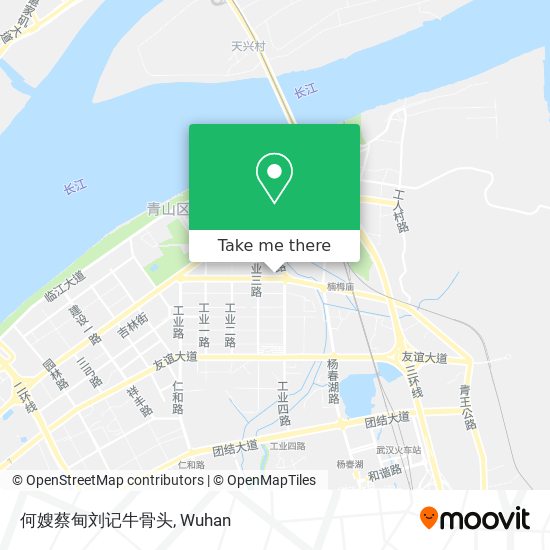 何嫂蔡甸刘记牛骨头 map