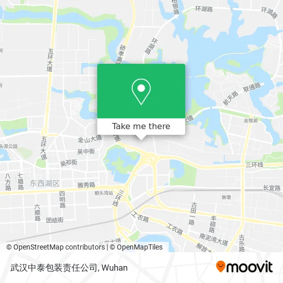 武汉中泰包装责任公司 map