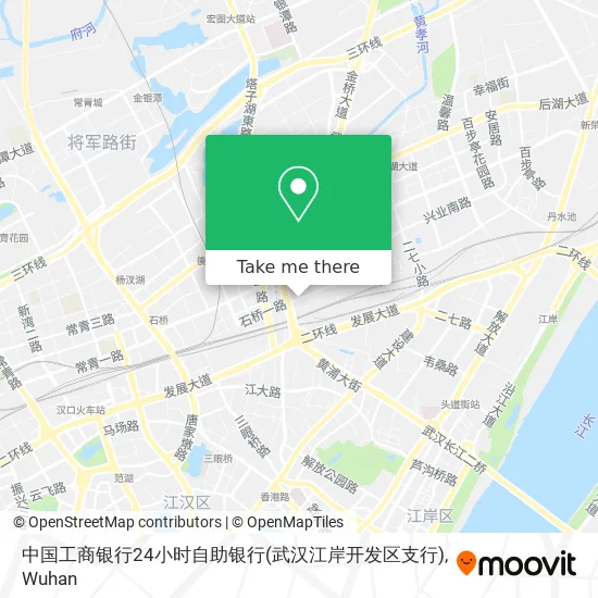 中国工商银行24小时自助银行(武汉江岸开发区支行) map