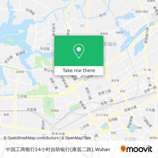 中国工商银行24小时自助银行(康居二路) map