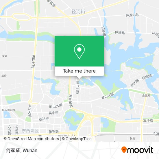 何家庙 map