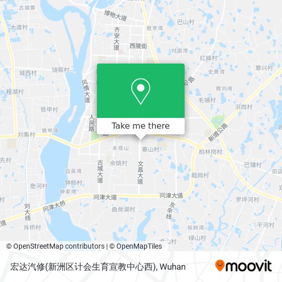 宏达汽修(新洲区计会生育宣教中心西) map