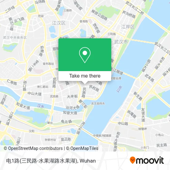 电1路(三民路-水果湖路水果湖) map