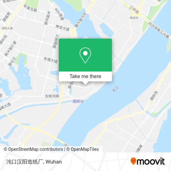 沌口汉阳造纸厂 map